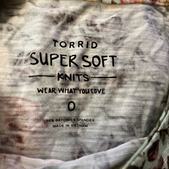 Torrid Floral Sleeveless Dress Green Pattern Size large - Picture 2 of 4